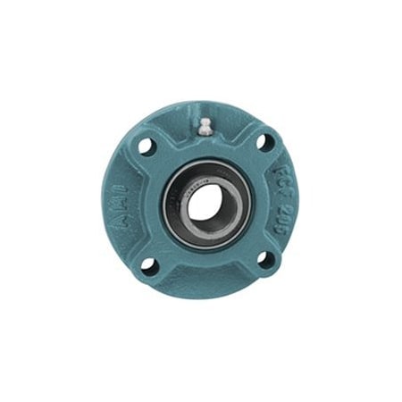 Ami Bearings SINGLE ROW BALL BEARING, 40MM WIDE SET SCREW PILOTED FLANGE CARTRIDGE UCFCF208